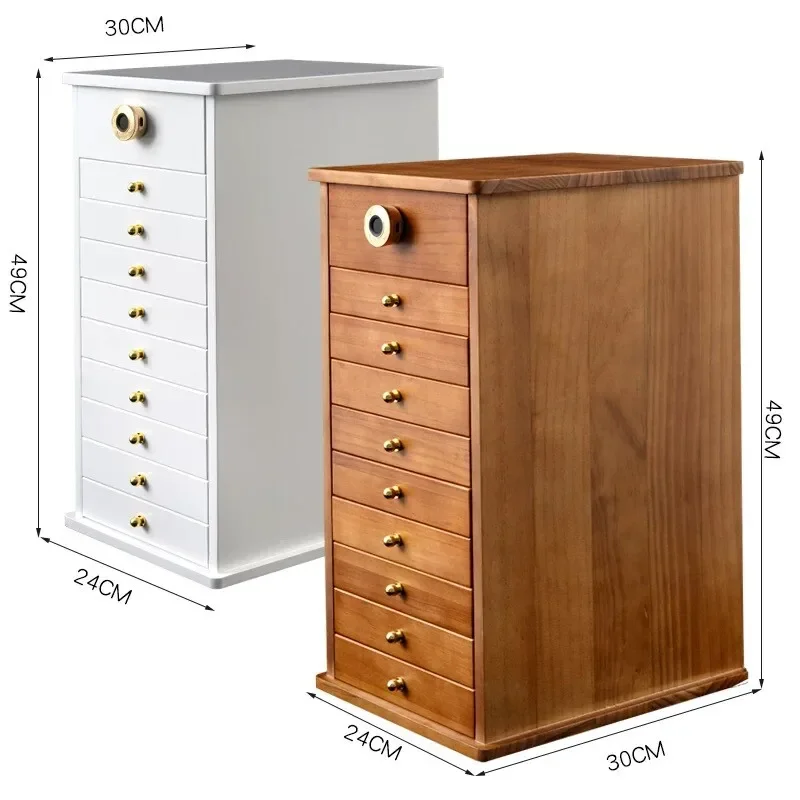 

O15- large capacity extra large solid wood jewelry box with lock wooden jewelry storage box jewelry box