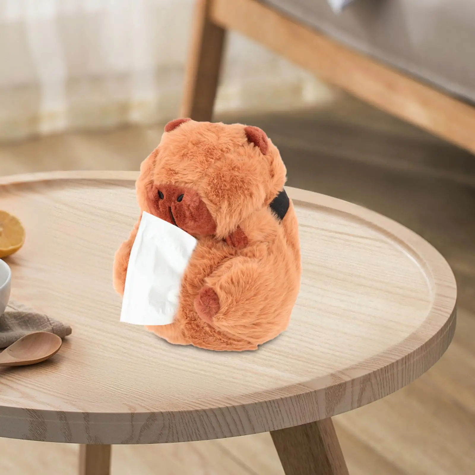 Capybara Tissue Box Paper Tissue Holder Hanging Easy to Install Kitchen Portable