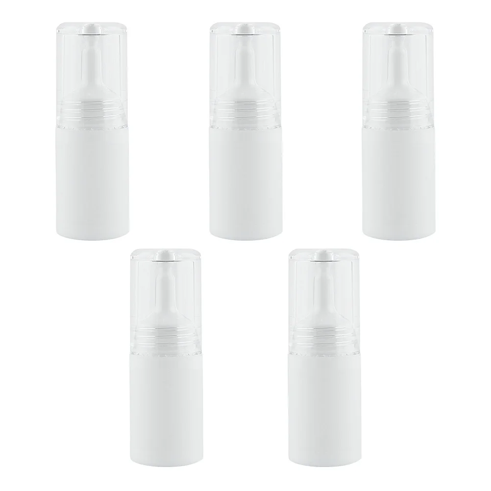 

5Pcs Plastic Dropper Bottles Leak Proof White Bottles for Essence Liquid Essential Oil Perfume Dispensing Essential Oil Droppers