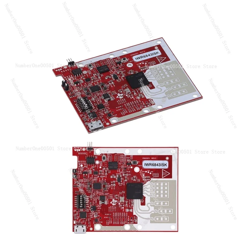High Precision TI IWR6843ISK 60GHz Millimeter Wave Radar Sensor Development Evaluation Board Long Range Antenna Module