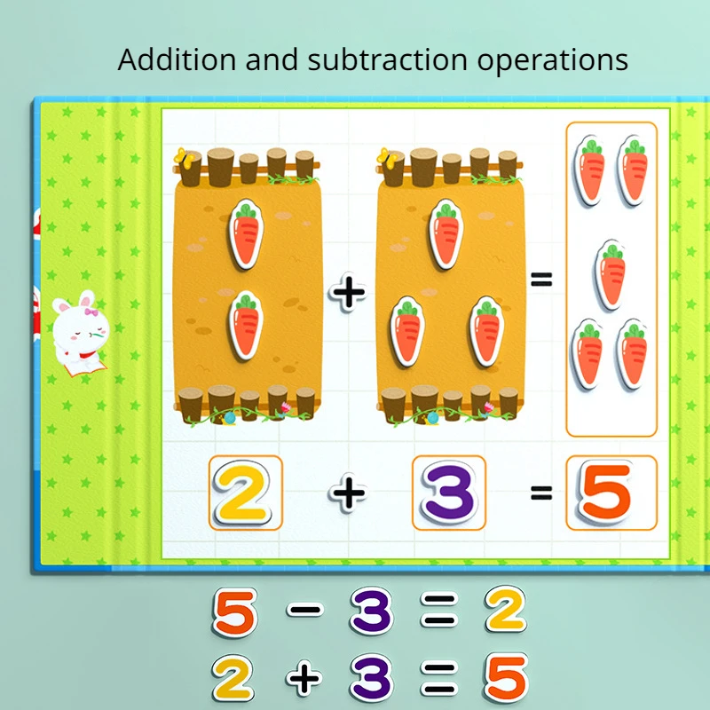 Montessori Magnetic Math Toys Number Learning Calculate Counting Game Teaching Aid Early Education Arithmetic Toy For Children