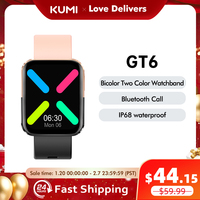 New KUMI GT6 Two-color Smart Watch 1.72\