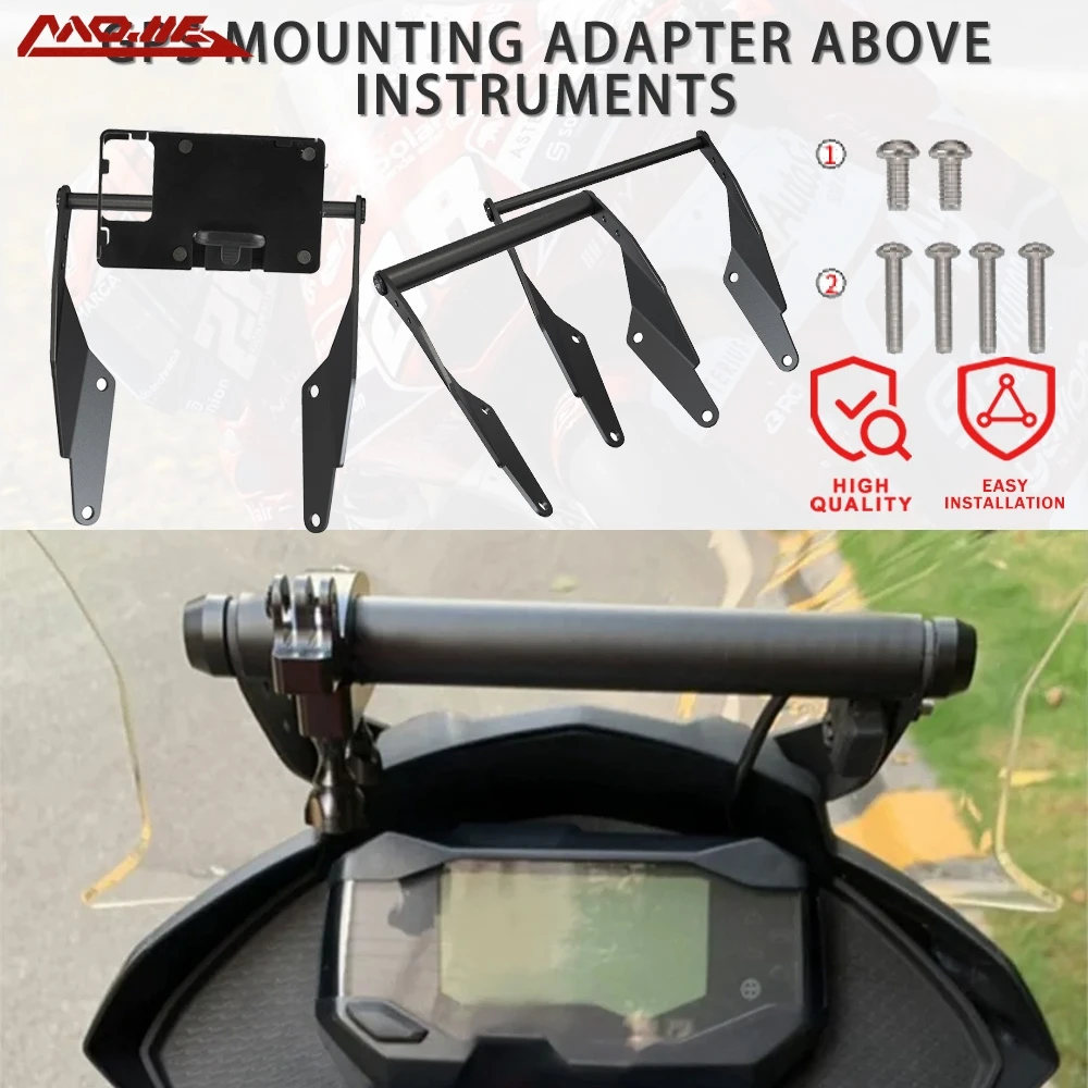 

Для BMW G310GS G310R G310 GS 2017-2023 2022 2021 2020 мотоциклетный GPS-навигационный кронштейн для телефона, передняя панель, держатель для телефона, подставка