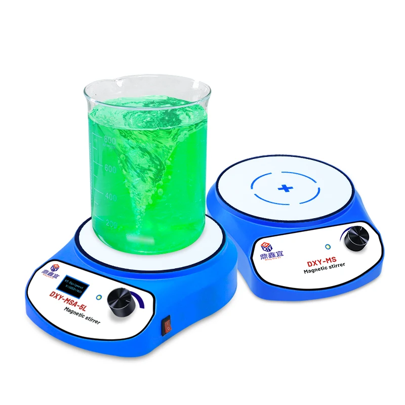 LCD Digital Laboratory Magnetic Stirrer with two Stir Bar Home Mini Drink Sauces Coffee Mixer 3000/5000ml Vortex Equipment