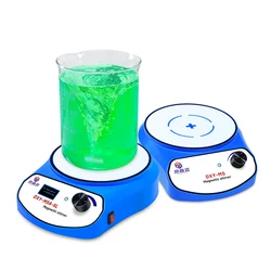 LCD Digital Laboratory Magnetic Stirrer with two Stir Bar Home Mini Drink Sauces Coffee Mixer 3000/5000ml Vortex Equipment