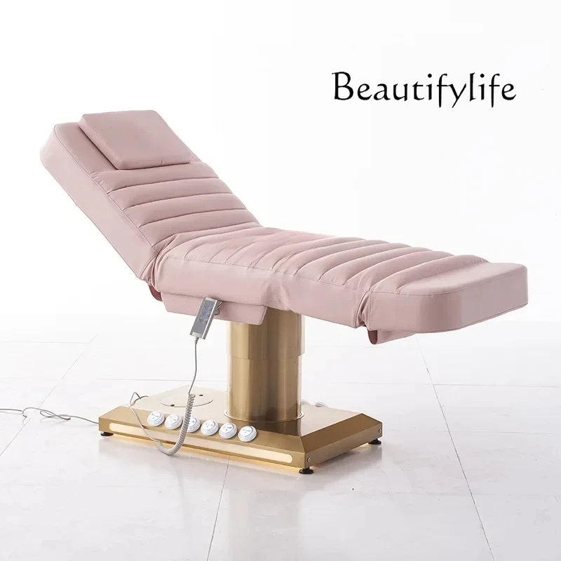 Canapé de massage médical, lit facial, lit électrique pour salon de beauté