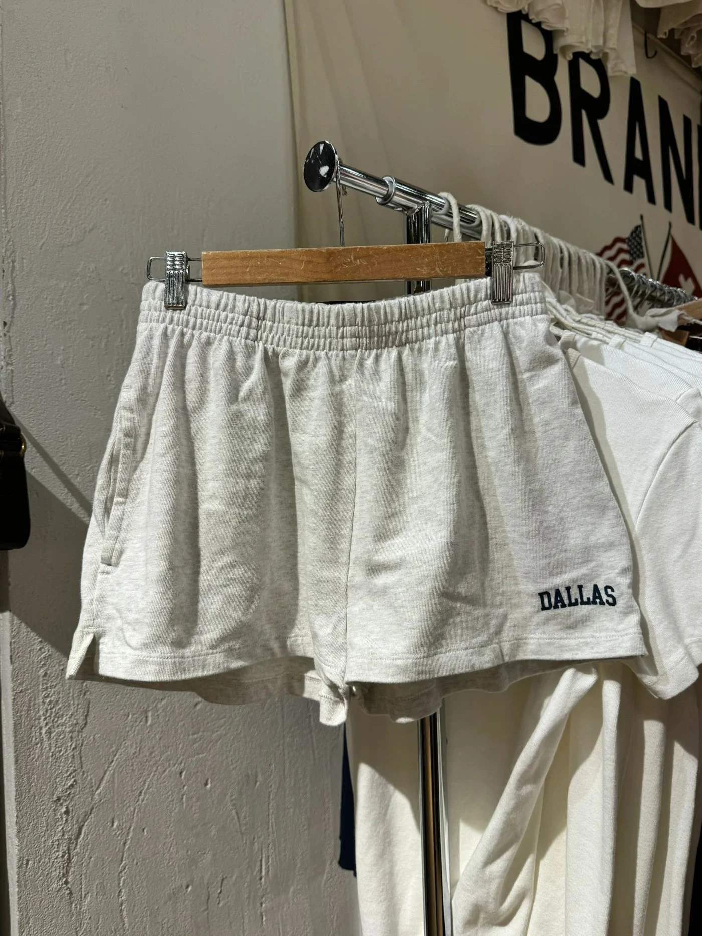 

Letter Print New Straight Sweatshorts Woman Spring Elastic High Waist Cotton Short Pants Casual Simple All-match Gray Shorts Y2k