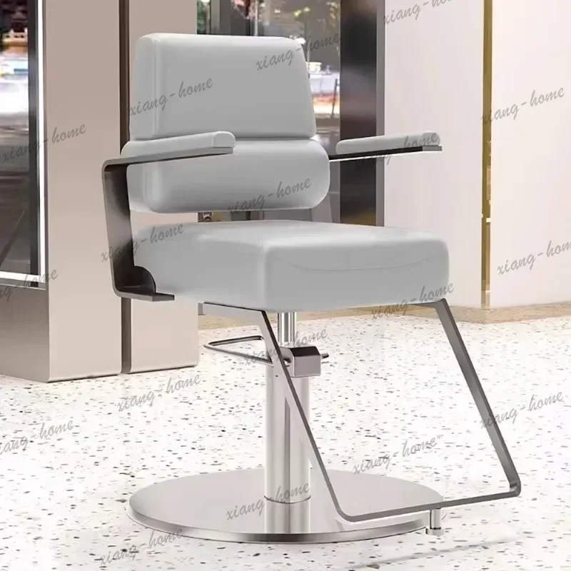 Factory Direct Comfortable Aesthetic Barber Chair Swivel Modern Nordic Trendy Hairdresser Chair Delicacy Salon Kapperstoel Hair