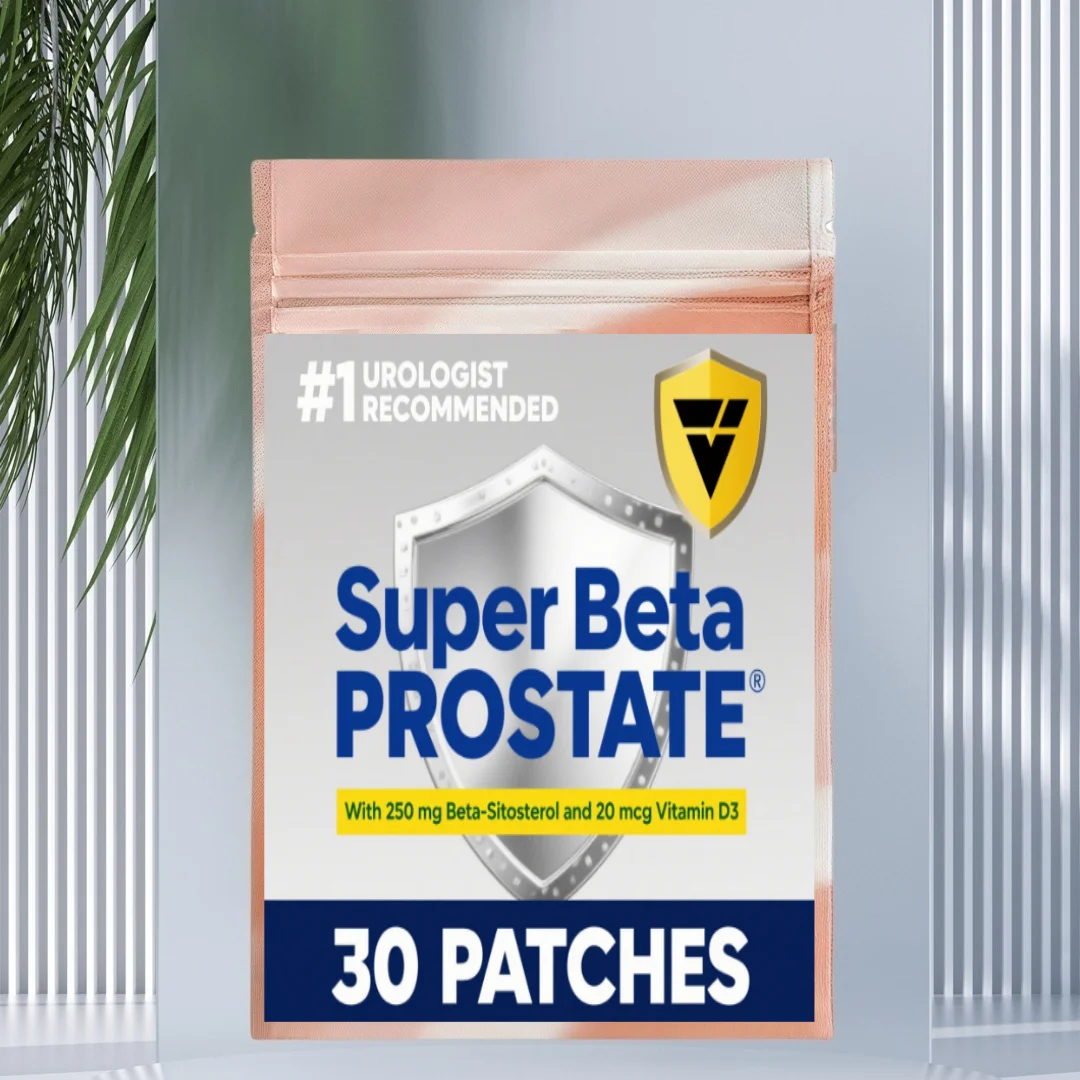 Prostate Transdermal Patches for Men with Saw Palmetto, Pumpkin Seed Prostate Complex 30 Patches