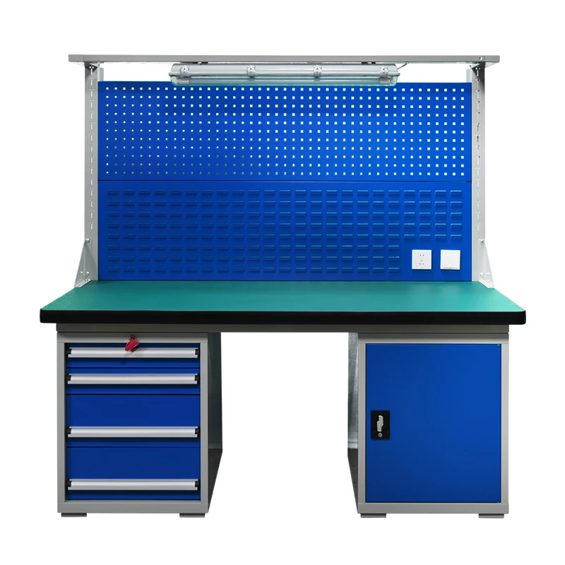 منضدة مختبرية صناعية من الفولاذ المقاوم للصدأ سهلة التجميع ومضادة للكهرباء الساكنة وخفيفة الوزن #1