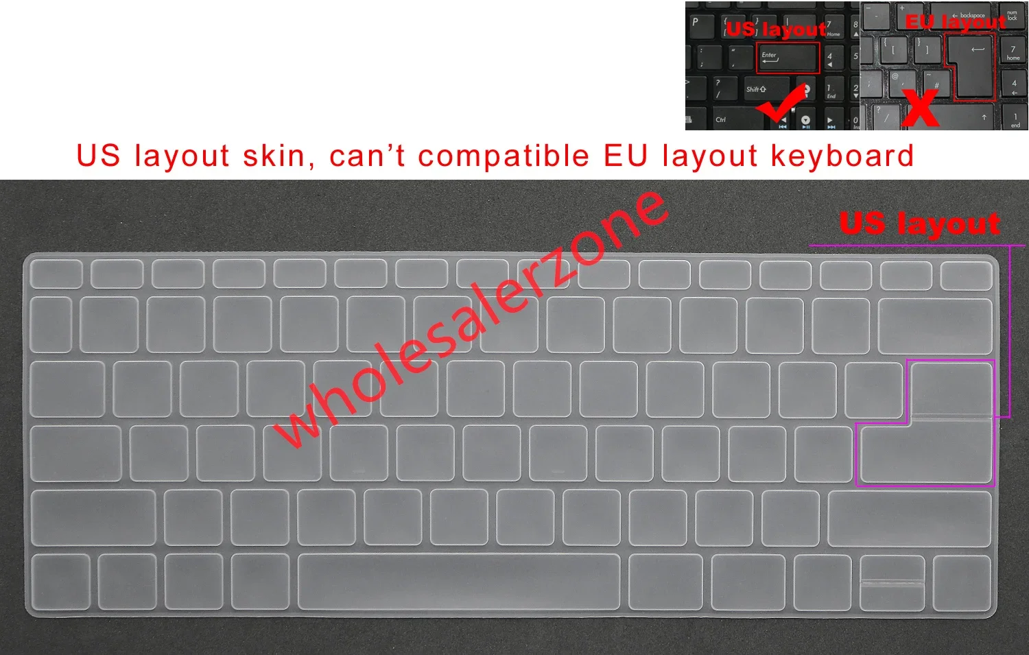 US Keyboard Skin for Acer Swift Go SF14-11T,SF14-51T,SF14-61T,SF14-71T,Spin 5 SP514-51 SP514-51N,Vero AV14-51,AV14-52P laptop