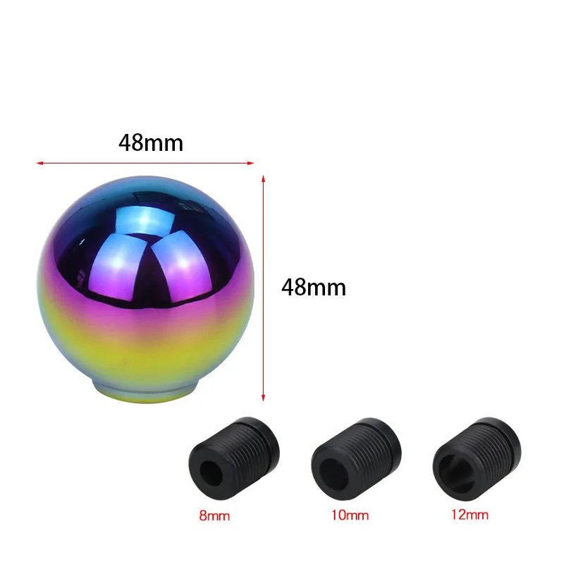 Super Textured Vibrant Color Metal Gear Shift Knob, Specialized Modification Accessory for Manual/Automatic Transmission Cars
