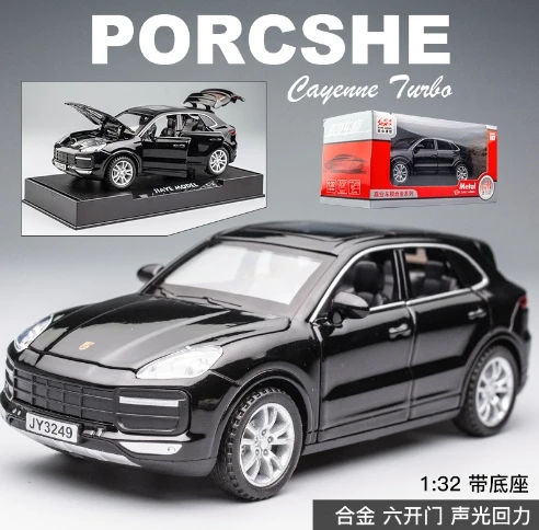 1:32 Porsche Cayenne Turbo car alloy car model simulation car decoration collection gift toy Die casting model