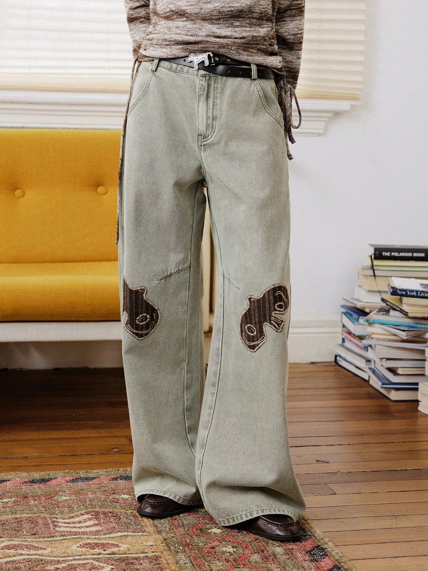 

Джинсы с широкими штанинами Octopusme, прямые джинсы, женские лоскутные хлопковые джинсовые брюки в стиле ретро, повседневные удобные джинсы для девочек-подростков