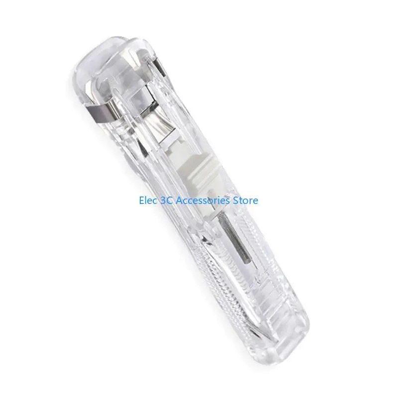 Y51A Paper Clamp Dispenser Reusable Refillable Clamp Dispenser 40 Sheets Capacity