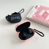 Cute Cat Wireless Earphone Case For Xiaomi Redmi Airdots 2 Silicone Charging Headphone Case For Redmi Airdots 2 Protective Cover