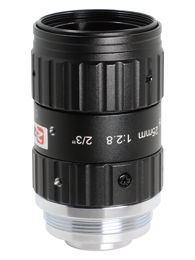 Industrial lens 25mm 10MP C-port lens FA low distortion manual aperture fixed focus positioning defect detection