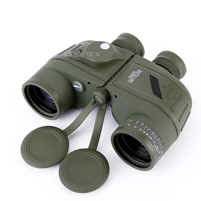 Powerful 10X50 Waterproof Optical High-powered Marine Compass Rangefinder Telescope Binoculars for Exploration Navigation
