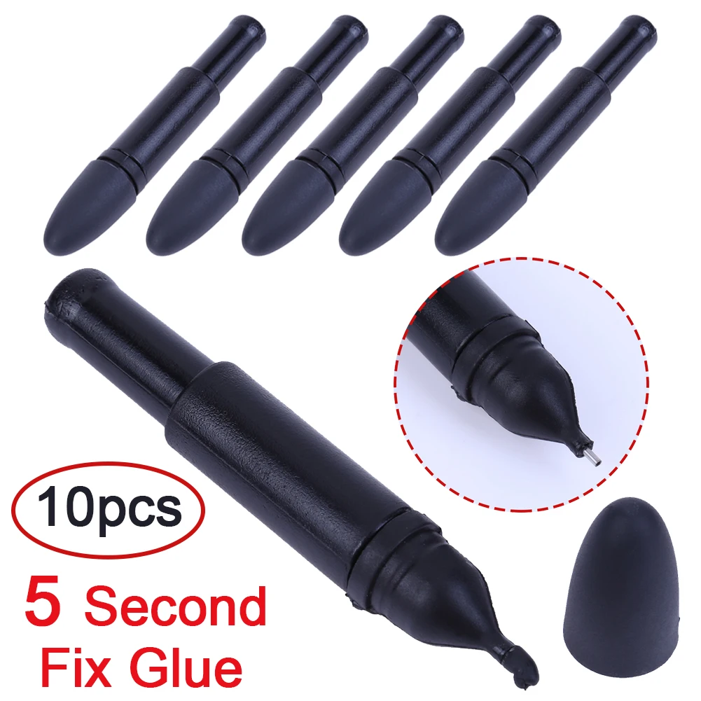 Quick Dry Welding Compound Repair Liquid Plastic Pen Super-powered Fix Glue Nenhuma Luz uv Second Fix Glue Recarga a Caneta 110 Pcs