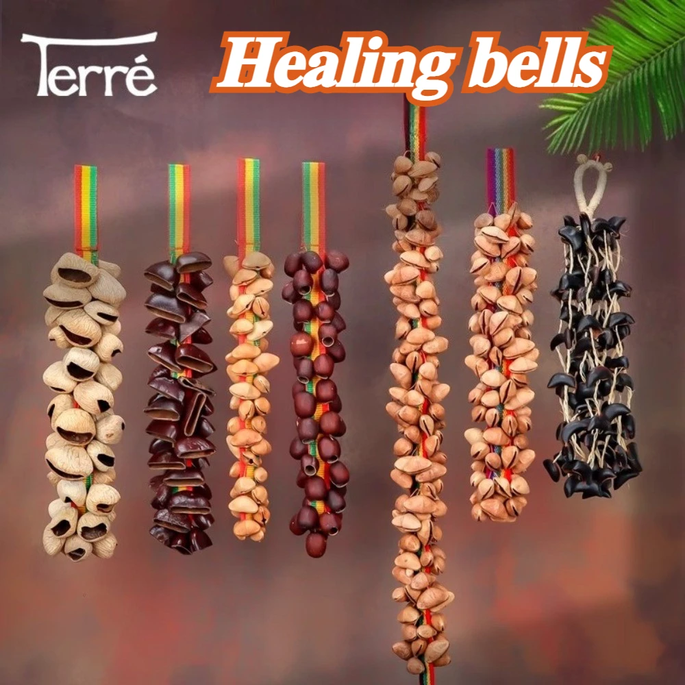 جرس يدوي على شكل فاكهة نباتية من Terre ASMR علاج صوتي سلسلة جرس مرافقة اليوغا والتأمل والإيقاع الآلات الموسيقية #1