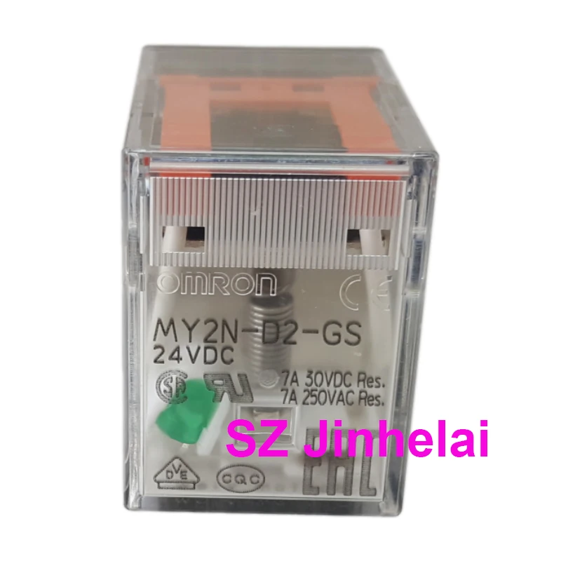 10pcs OMRON MY2N-D2-GS MY4N-D2-GS Authentic Original Smart Intermediate Relay Switch 24VDC (alternative MY2N-D2-J MY4N-D2-J)