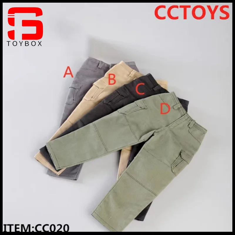 CCTOYS CC020 1/6 Male Combat Pants Overalls Clothes Model Fit 12-inch Strong Muscle Soldier Action Figure Body