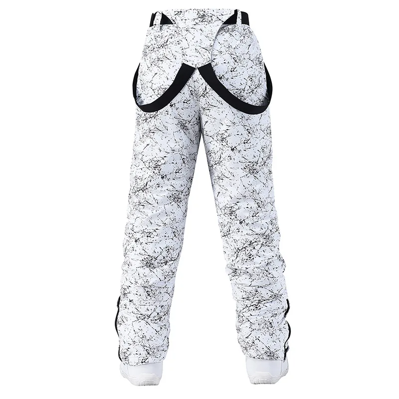 Ski riemen hose für Männer und Frauen Winter im Freien wasserdicht warm wind dicht Ski Snowboard hose einteilige Schnee hose