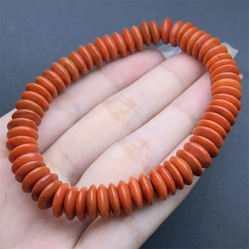 9MM Natural Nanhong Agate Bracelet Crystal Reiki Healing Stone Fashion Jewelry Gifting Gift For Women 1pcs