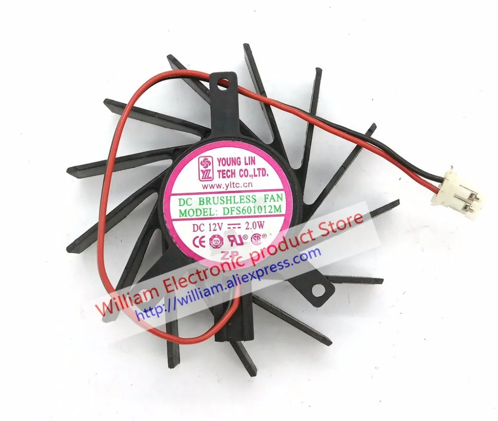 

Original DFS601012M DC12V 2.0W 2Lines for HD4670 Graphics Cards cooling fan