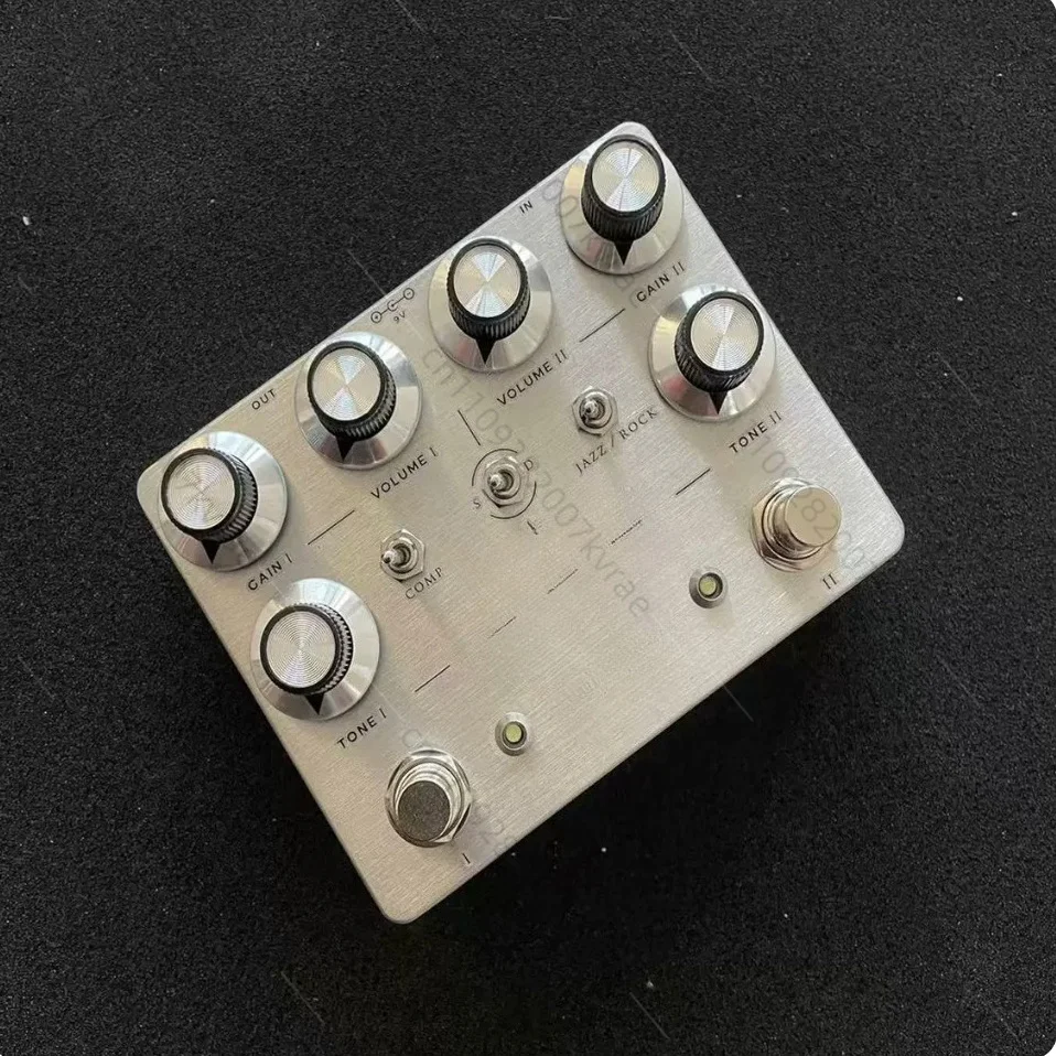 Pedal de Distorção Overdrive para Guitarra Elétrica, Efeito Original de Bloco Único