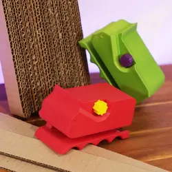Handheld Cutting Tools Cardboard Cutter for Cat Scratchers Creative Cute 3D Printed Card Board Cutter Portable