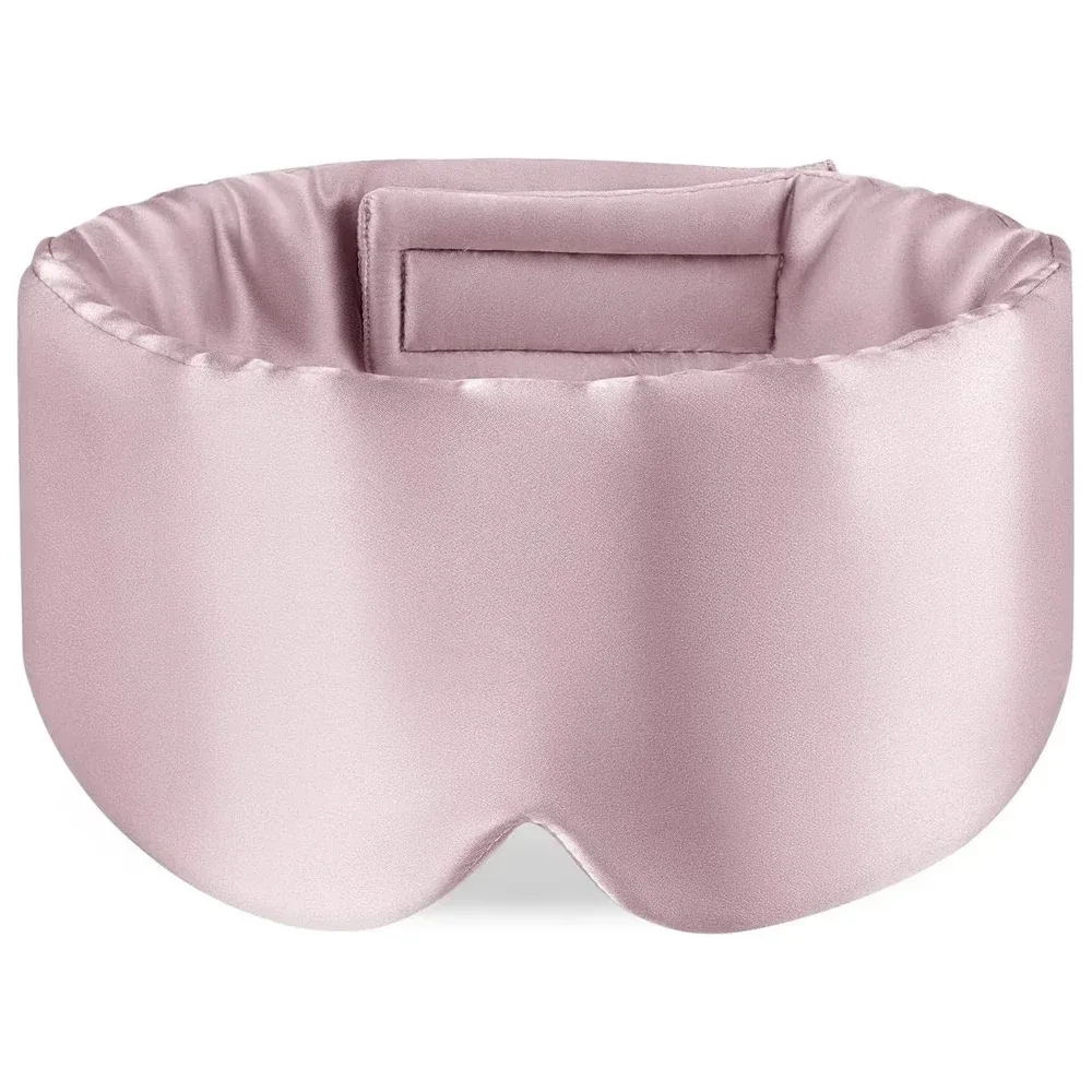 100% Moerbei Zijde Slaapmasker Ooglapje Blokkeren Licht Oogmasker Slaapmasker voor Reizen & Dutje Zacht Gewatteerd Slaapmasker Slaapmasker