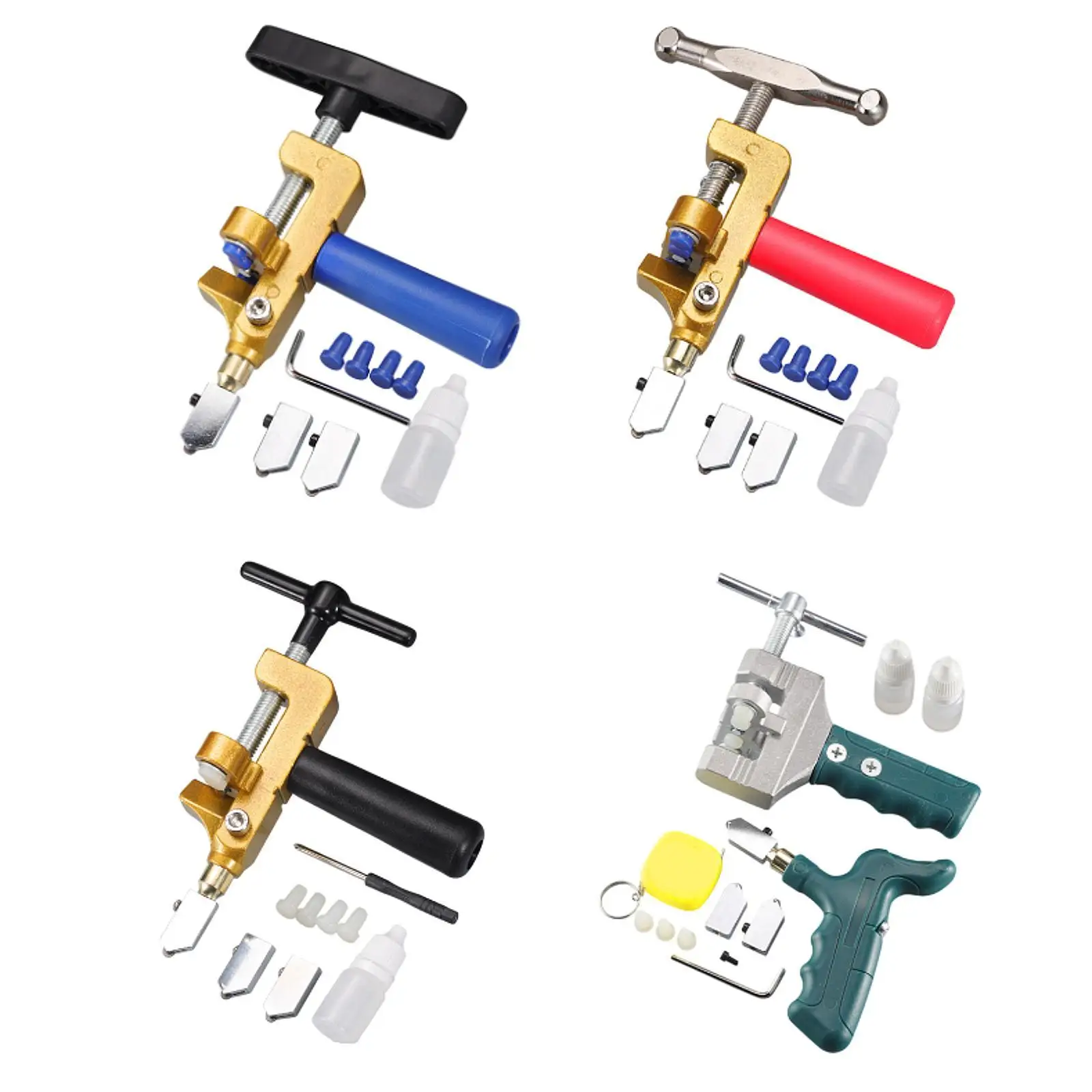 Glass Tile Cutter Breaker Ergonomic Handle Glass Cutting Tool for Glass