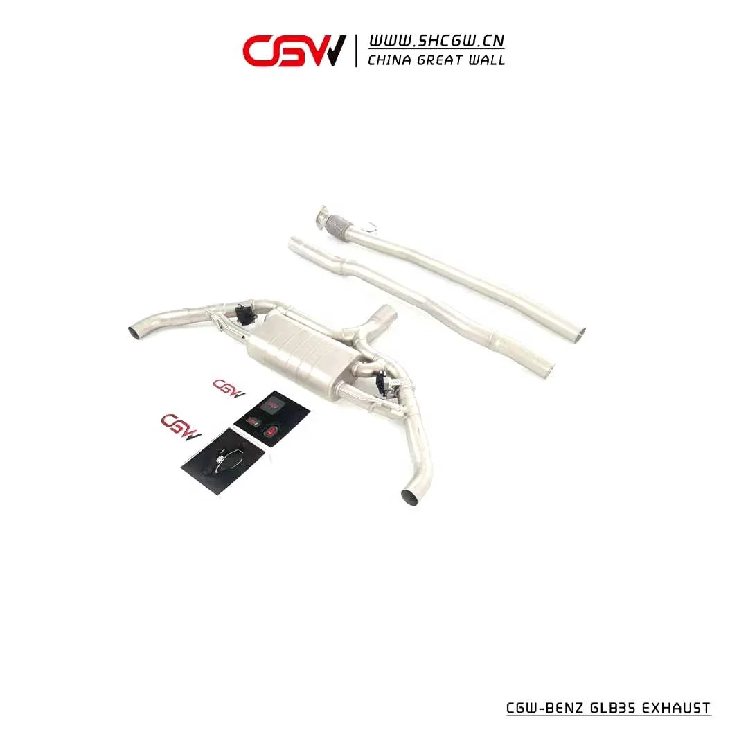 Active Sound Performance Exhaust Muffler with Gesture Valve Control for GLB35 2.0T GB6B  Exhaust