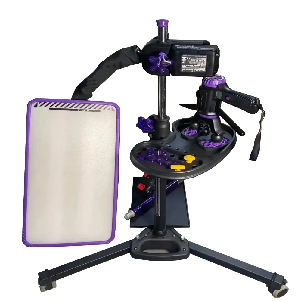Car Dent Repair Leveling Light Dent Detection Light Small Bracket Portable Car Maintenance Tools Suction Cup 40*20cm