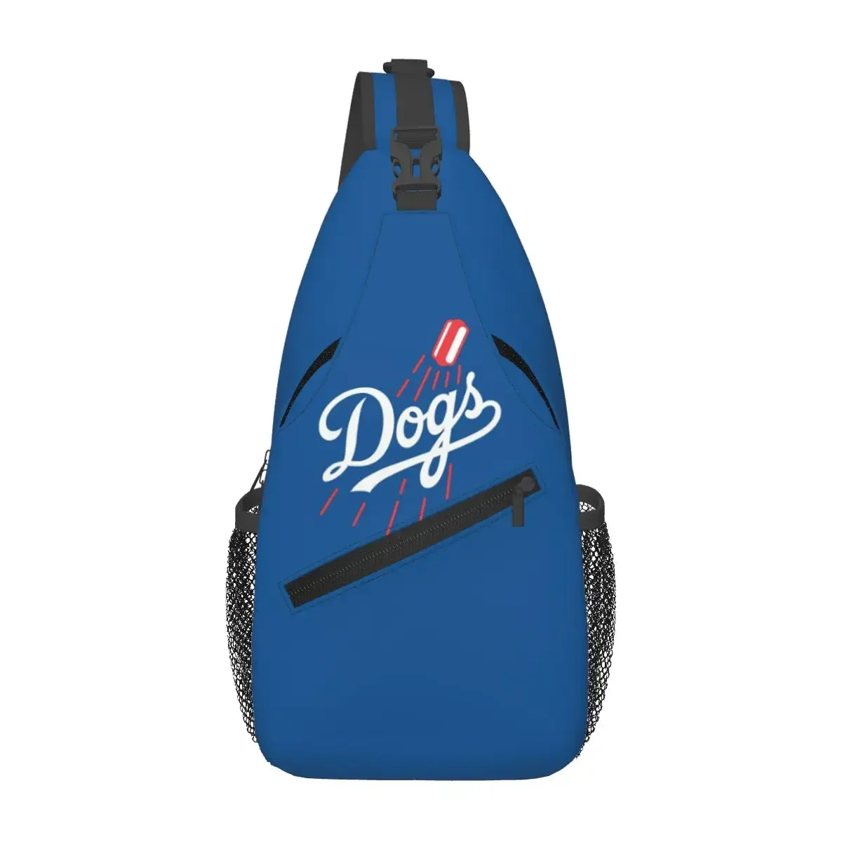 

Dodger Dogs - Blue Chest Bag Men Sling Crossbody Backpack Chest Bag Traveling Hiking Daypack Shoulder Bag