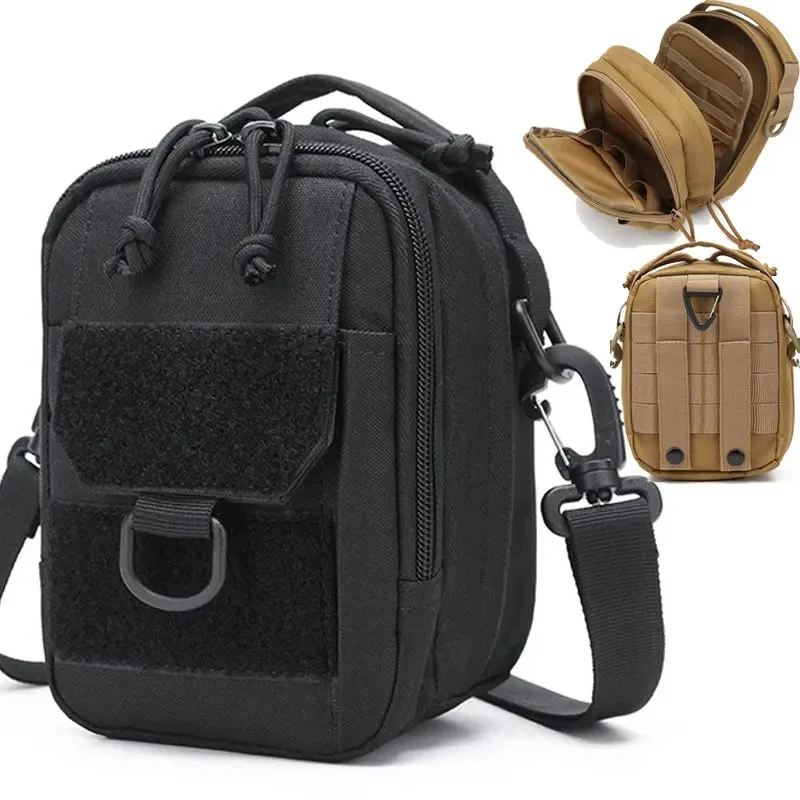 Mochila Molle Tática ao ar livre, Bolsa de cintura com cinto, Bolsa de cintura masculina, Sports Running and Travel, Bolsa de cintura, Bolsa de