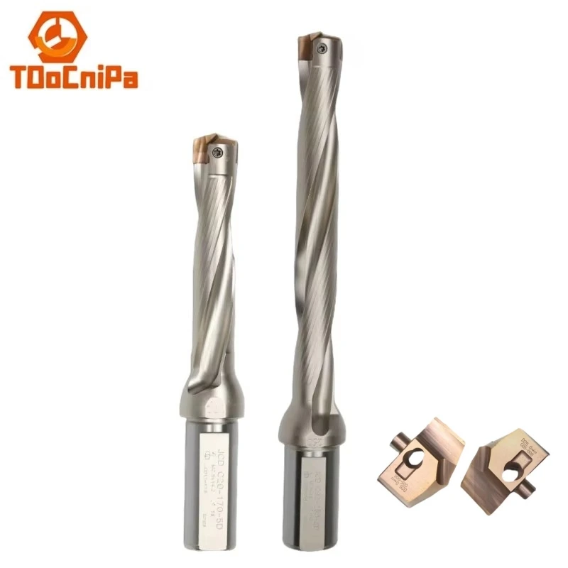 JCD Drill Tool Holder 8D 10D Diameter Twist Drill Internal Cooling Carbide Bit Drill Rod Insert Deep Hole Drill For Lathe