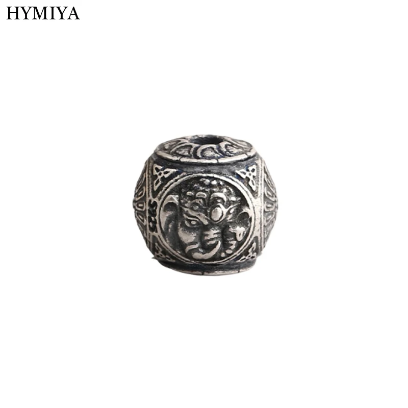 Handcrafted Vintage 925 Silver Ganesh Bead Tibetan Buddha Loose Beads Jewelry Findings