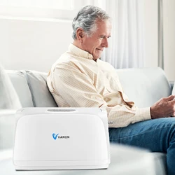 Varon Portable Air Purifier 3 Liters Pulse Flow 0-xygen Machine Con-cen-tra 32% Purity, AC/DC 110-220V, for Outdoor Travel InCar