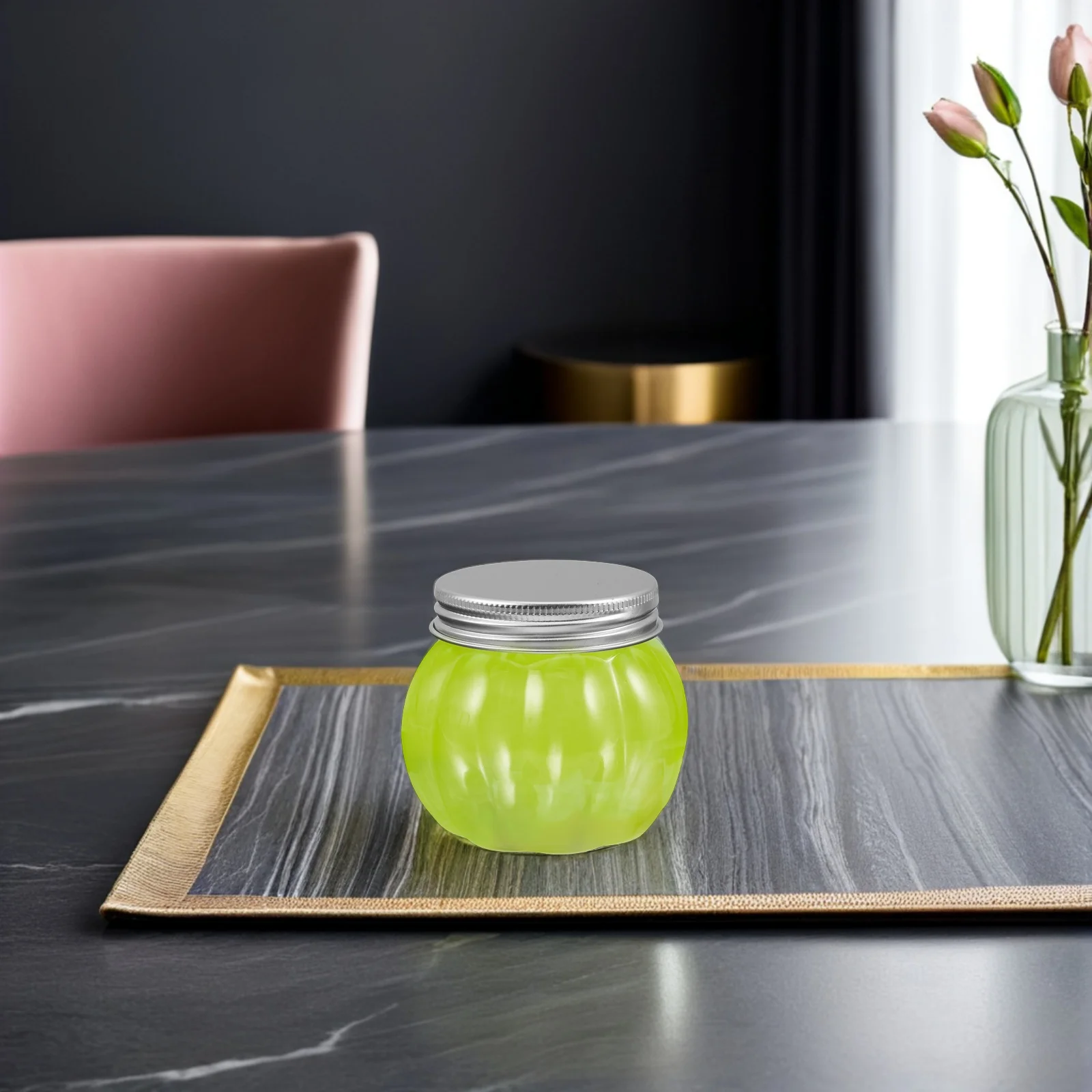 

10pcs Pumpkin Milk Tea Cup 150ml Spillproof Lid Transparent Beverage Container Juice Bottle Drink Tea Cafe Disposable