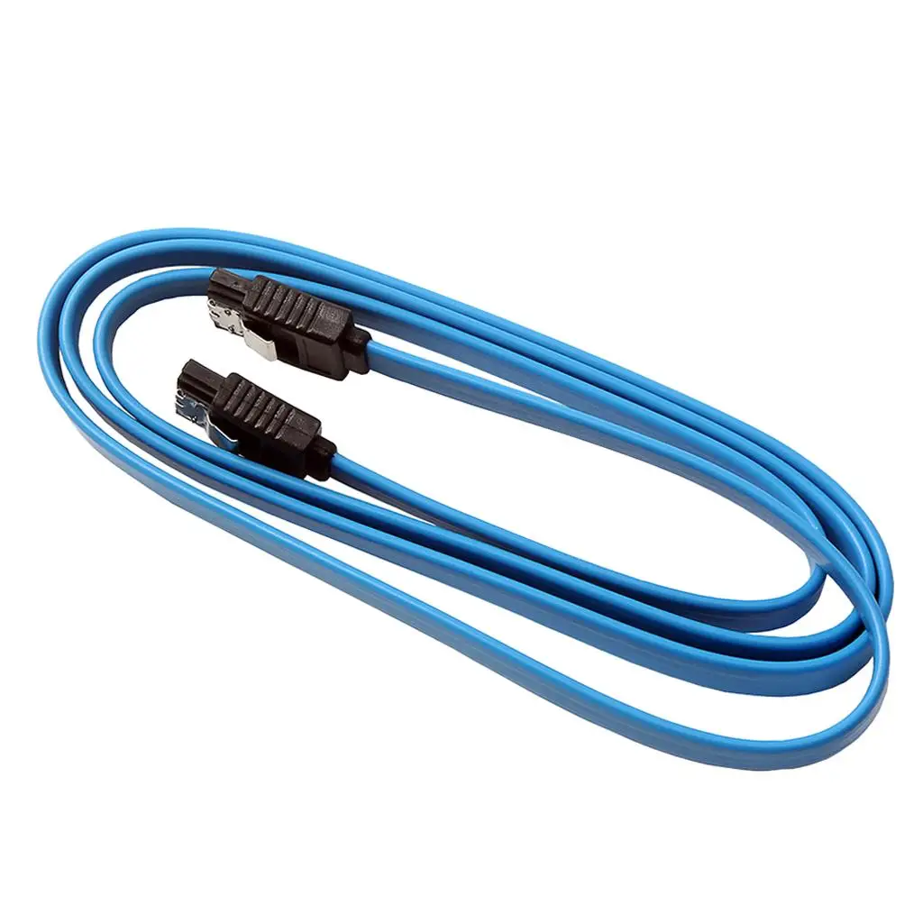 SATA III Extension Cable 6gbps Pure Copper Core Flat Wire Data Adapter for PC Hard Disk SSD