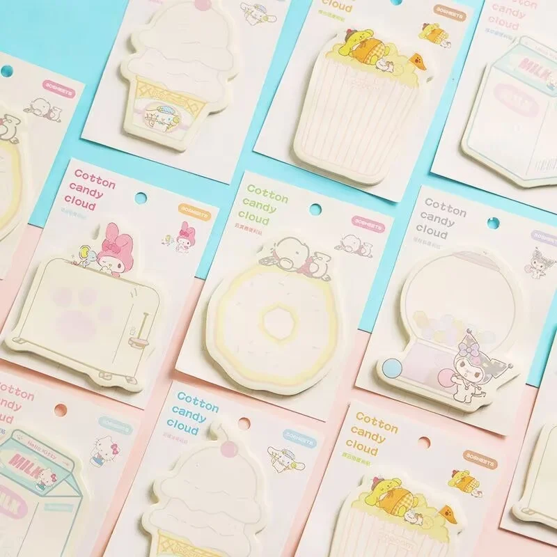 

Набор из 24 штук: блокноты Sanrio Kuromi, Melody, Cinnamoroll, милые канцелярские товары Pochacco, этикетки, стикеры, планировщики, школьные принадлежности