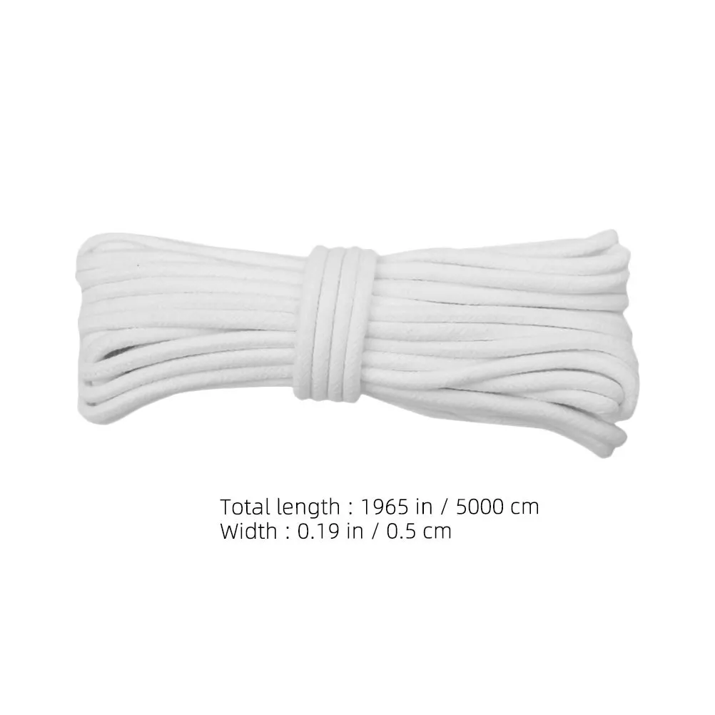 1 لفة سقي الفتيل الذاتي حبل القطن الأبيض لتقوم بها بنفسك خط جهاز سقي النباتات التلقائي لزهور النباتات بوعاء