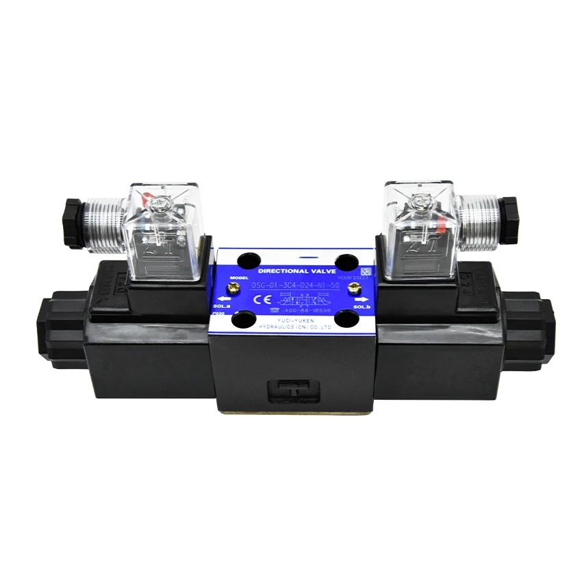 Hydraulic Solenoid Directional Valve 6mm 24/240V Solenoid Valve Reversing Valve DSG-01-3C2 3C4 3C3 3C60 3C10 3C12-D24 A240-N1-50