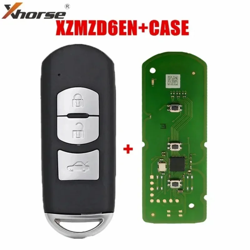 1PCS XHORSE XZMZD6EN Special Key PCB Board with 3 Buttons Shell Exclusively for Mazda Remotes