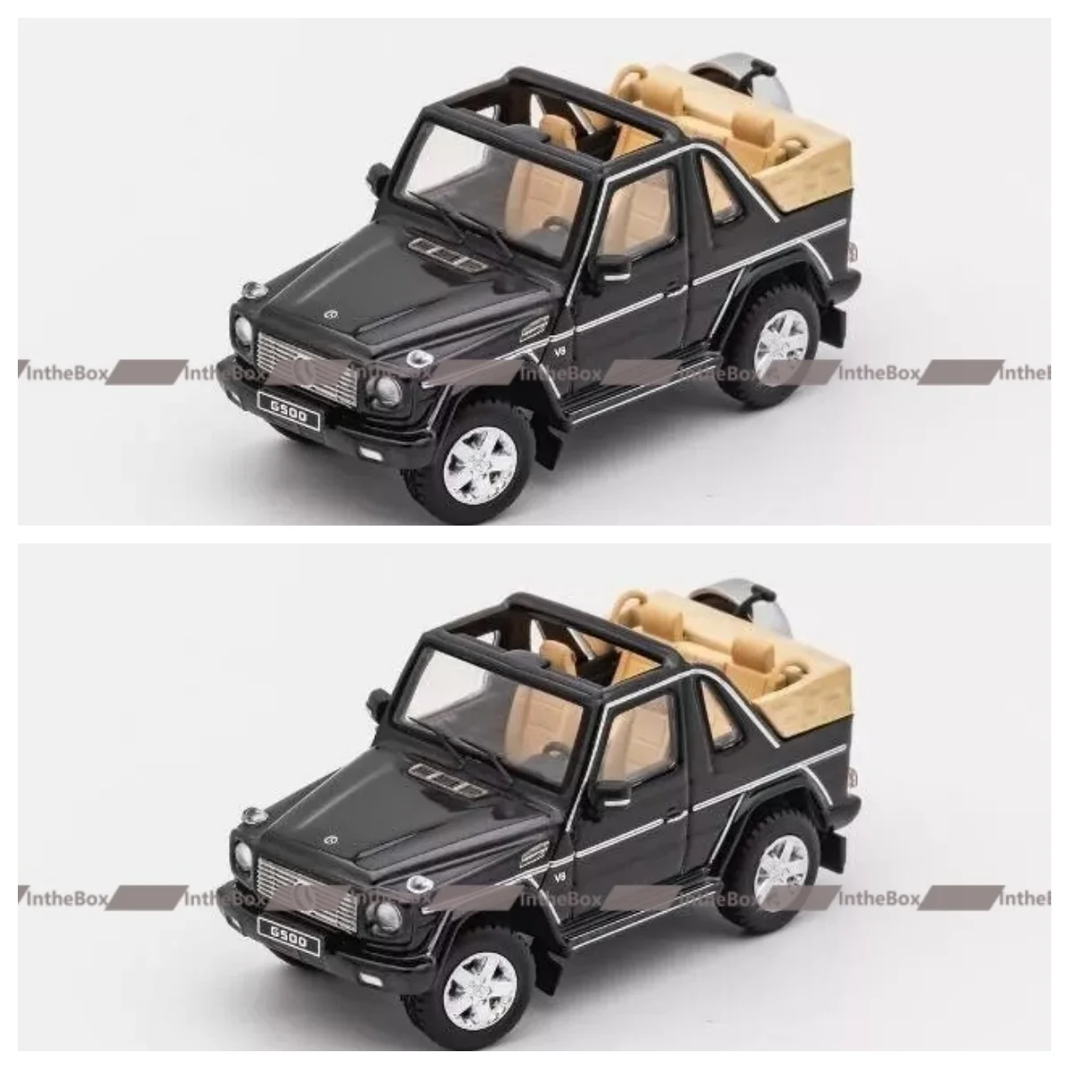 GCD Gaincorp Products 1:64 MB G500 Convertible LHD Black