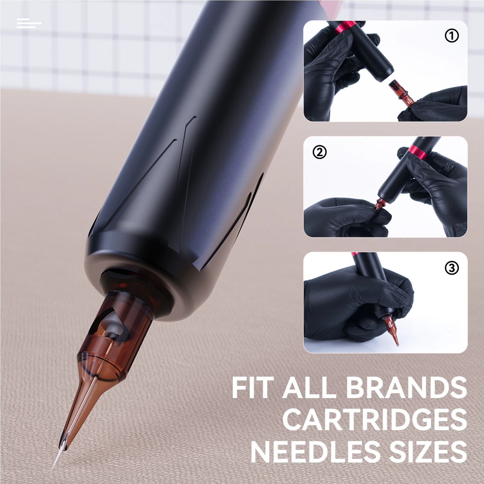 Macchina per tatuaggi, penna rotativa ricaricabile Dragonhawk Flow 2 per trucco e arte permanenti