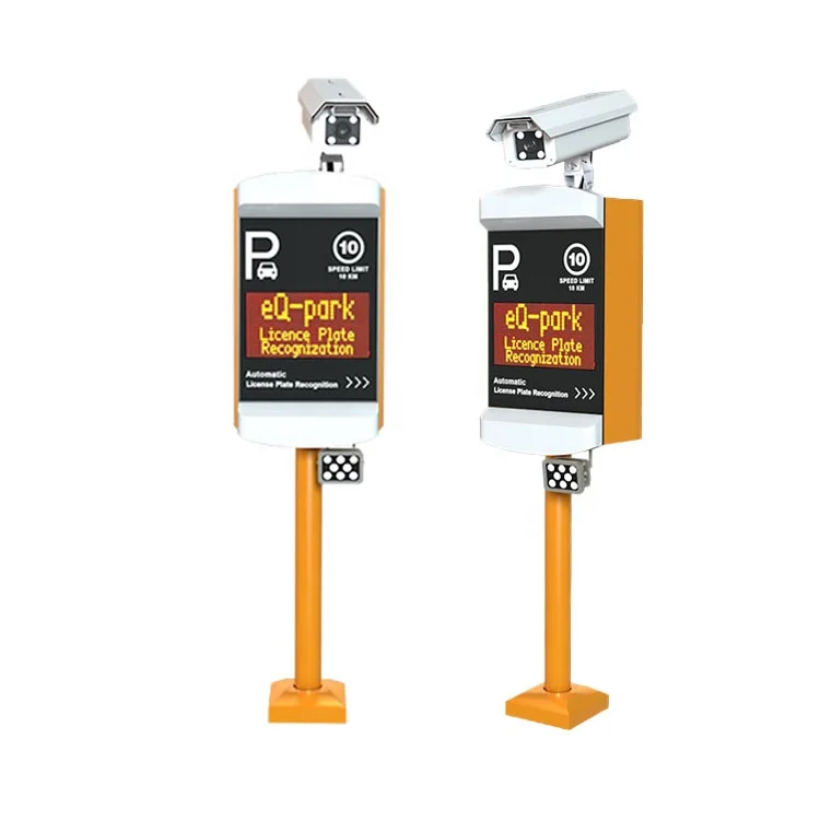Management With Barrier Ticket Automatic Parking System Control Vehicle Car License Plate Recognition Smart