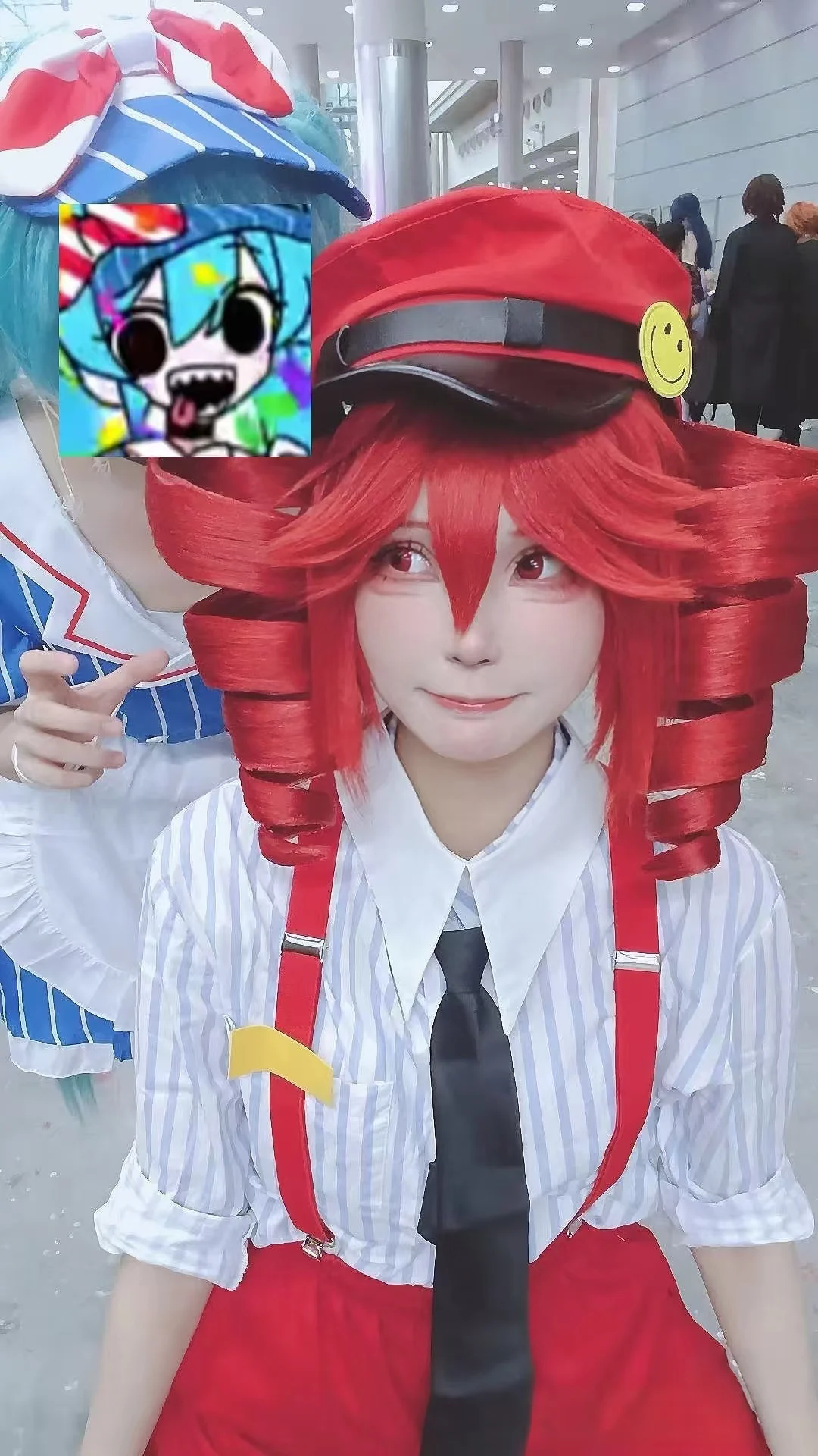 أزياء أنيمي ميكو Mesmerizer التأثيرية تيتو السروال القصير أنيمي لعب الأدوار زي حفلة الهالوين للنساء بذلة حمراء تيتو